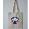 Budget Calico Tote Bag Thumbnail